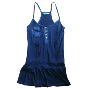 Vintage Marciano Guess strap micro mini dress black size XS S